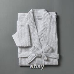 Personalized Bath Robe for Women & Men, Bulk White Robes, Custom Embroidered 24