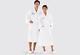 Personalized COUPLE waffle weave robe CUSTOM Bath Robe SPA Bathrobe Wedding GIFT