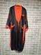 Pierre Cardin Paris Vintage Black and Red Reversible Dragon Bath Robe L/XL
