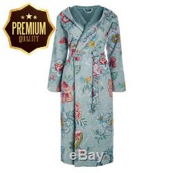 Pip Studio berry bird terry cloth bath robe, dressing gown, house coat with