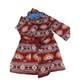 Plover Women/Mens Regular Beach/Bath Robe Hooded Robe Southwest Geometric Print