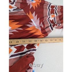 Plover Women/Mens Regular Beach/Bath Robe Hooded Robe Southwest Geometric Print