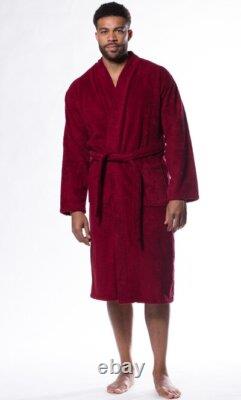 Plush Soft Warm, Robe for Mens Terry Turkish Bathrobe Cotton Towel Robe, Comfy