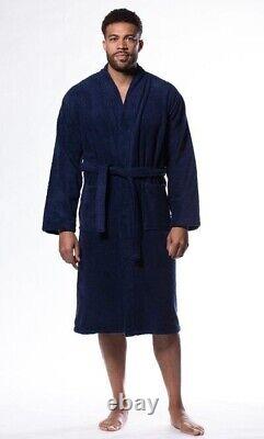 Plush Soft Warm, Robe for Mens Terry Turkish Bathrobe Cotton Towel robe, Comfy