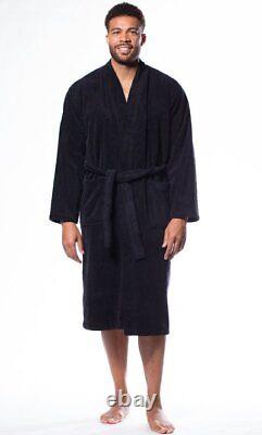 Plush Soft Warm, Robe for Mens Terry Turkish Bathrobe Cotton Towel robe, Comfy