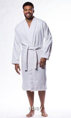 Plush Soft Warm, Robe for Mens Terry Turkish Bathrobe Cotton Towel robe, Comfy