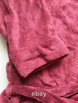 Polo Ralph Lauren Maroon Plush Bath Robe With Tie
