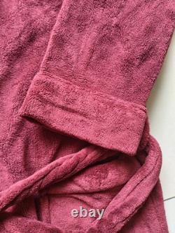 Polo Ralph Lauren Maroon Plush Bath Robe With Tie