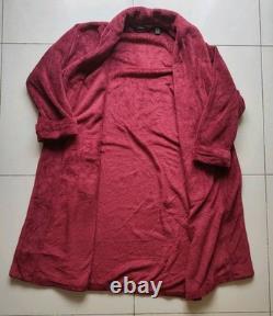 Polo Ralph Lauren Maroon Plush Bath Robe With Tie