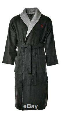 Polo Ralph Lauren Men's Bathrobe Shawl-Robe, Cotton, S/M dressing Gown