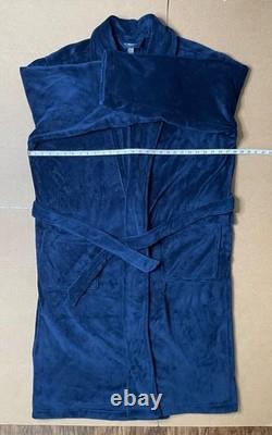 Polo Ralph Lauren Men's Navy Plush Belted Bathrobe. LARGE/XL NWT