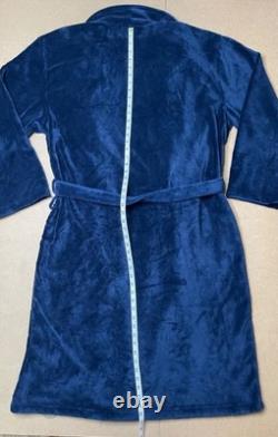 Polo Ralph Lauren Men's Navy Plush Belted Bathrobe. LARGE/XL NWT