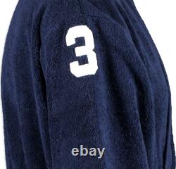 Polo Ralph Lauren Mens Dressing Gown Bath Robe Navy Blue Size Medium