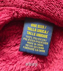 Polo Ralph Lauren Mens One Size Plush Soft Bathrobe Gown Pony Logo Embroidered