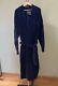 Polo Ralph Lauren Navy Bath Robe Red Pony 100% Cotton L/XL D4