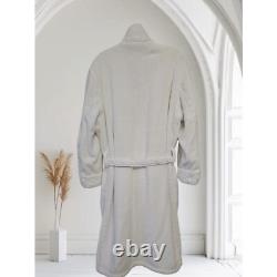 Polo Ralph Lauren Terry Robe Plush Spa Bath Sleep Loungewear Cream One Size