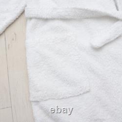Polo Ralph Lauren Unisex Robe White Terry Bathrobe S/M Big Pony Logo Soft & Cozy