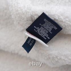 Polo Ralph Lauren Unisex Robe White Terry Bathrobe S/M Big Pony Logo Soft & Cozy