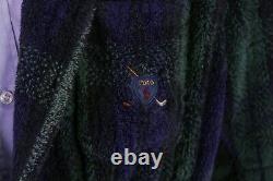 Polo Ralph Lauren Vintage Tartan Plaid Heavy Terry Shawl Belted Bath Robe L