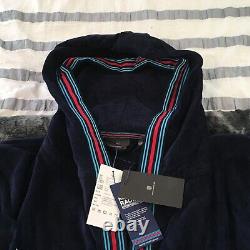 Porsche Design Select Magazine Hooded Bathrobe In Martini Racing Motif. USA = L