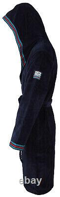 Porsche Men's Bathrobe Martini Racing Collection 100% Cotton Blue