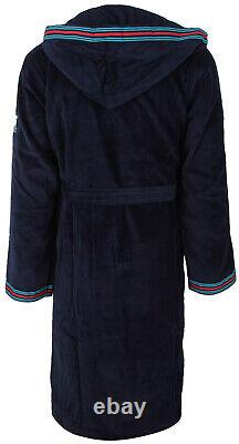 Porsche Men's Bathrobe Martini Racing Collection 100% Cotton Blue