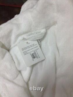 Pottery Barn Hydrocotton cozy bath shower Robe bed Mens Womens Teen WHITE SMALL