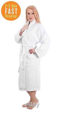 Premium Terry Luxury Cotton Cloth Bathrobe Plush Spa Robes for Men and Women