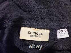RARE Shinola Hotel Detroit Robe Luxury Navy Bathrobe BRAND NEW IN BAG