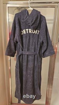 RARE Shinola Hotel Detroit Robe Luxury Navy Bathrobe BRAND NEW IN BAG