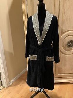 ROBERTO CAVALLI Unisex Terry Cotton BATH/Dressing ROBE NWT S/M MSRP $395