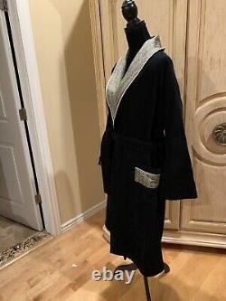 ROBERTO CAVALLI Unisex Terry Cotton BATH/Dressing ROBE NWT S/M MSRP $395