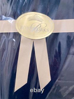 ROBEWORKS Luxury Spa Robe -Men's- Black & Charcoal SZ-L NIB