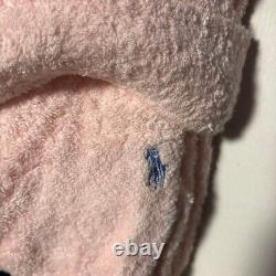 Ralph Lauren Pair Bathrobe Blue Pink Gown Coat Cotton 100% Size M