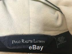 Ralph Lauren Polo Men Lounge Plush Bath Robe Sauna Big Pony L/xl
