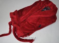 Ralph Lauren Polo Men Lounge Plush Bath Robe Sauna Big Pony Red Gift L XL XXL