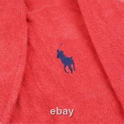 Ralph Lauren Polo Peignoir Playtk Bath Robe Dressing Gown Red / S