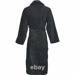 Ralph Lauren Shawl Collar Men's Bathrobe with Luxury Towelling, Dark Slate