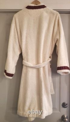 Rare Vintage Frette Italy Terry Cloth Belted Mens Robe Size Medium