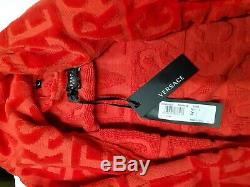 Red And Gold Versace Baroque Bath Robe L