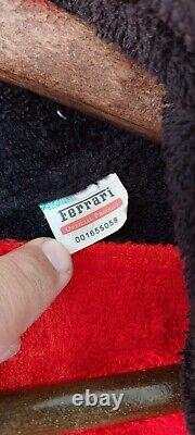 Red Ferrari Bathrobe with Black Accents Adult Sizes M