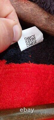 Red Ferrari Bathrobe with Black Accents Adult Sizes M