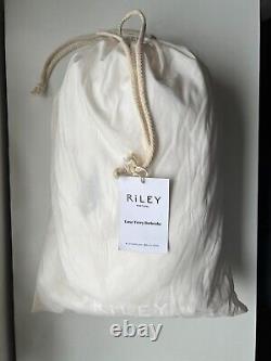 RiLEY Home LUXURY Luxe Plush Terry White Bath Robe Terrycloth, Size Large
