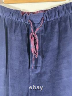 Robert Graham Velvet Bathrobe & Celestial Velvet Pants Set Men XLT/TGL Luxury
