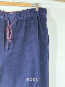 Robert Graham Velvet Bathrobe & Celestial Velvet Pants Set Men XLT/TGL Luxury