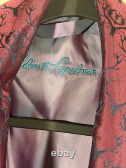 Robert Graham Velvet Bathrobe & Celestial Velvet Pants Set Men XLT/TGL Luxury