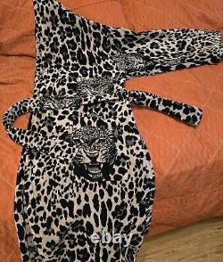 Roberto Cavalli WILD JAGUAR bathrobe. Worn 2 or 3 times. Large