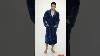 Ross Michaels Mens Plush Shawl Collar Kimono Bathrobe Robe