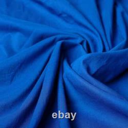 Royal Blue Cotton Bathrobe