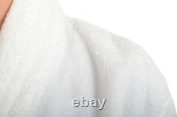 SFERRA Women's White Cotton Belted Bathrobe US M IT 42